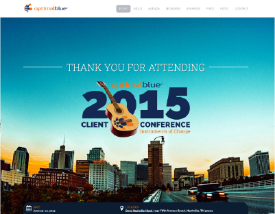 2015 Client Conference Homepage