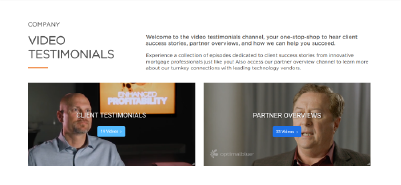 Video Channels Page